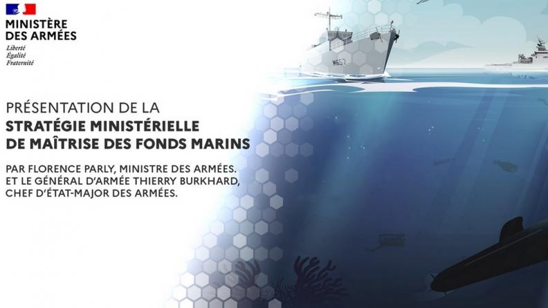 Ministère des Armées : Les armées se dotent d’une stratégie ministérielle de maîtrise des fonds marins