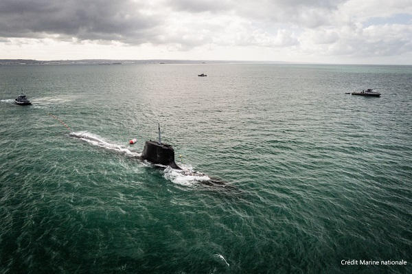 le sous-marin Duguay-Trouin a débuté ses essais en mer