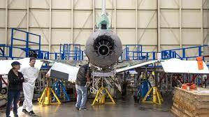 Le X-59 reçoit son empennage