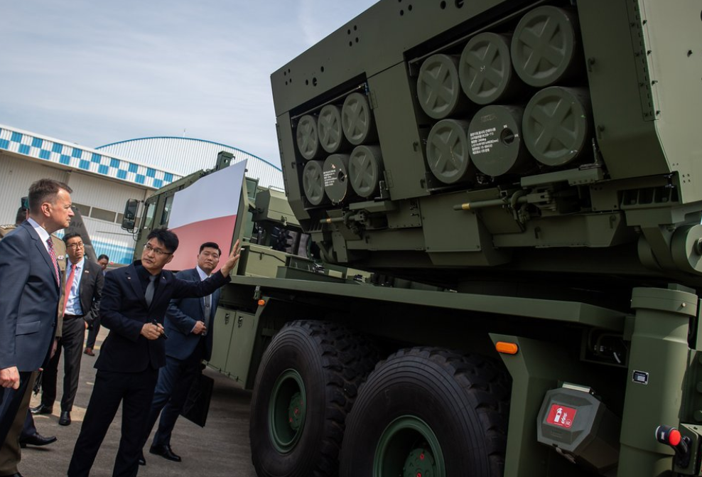 South Korean Chunmoo Multiple Launch Rocket System launchers DELIVER TO POLAND