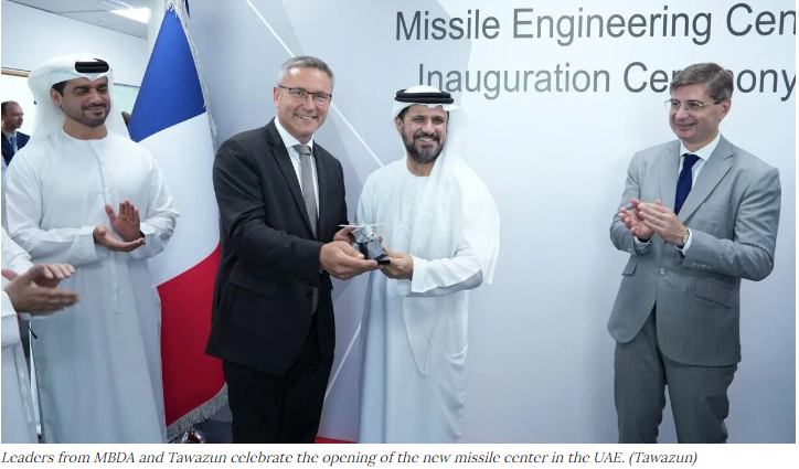 MBDA inaugure un centre d’ingénierie de missiles aux EAU, le premier hors d’Europe