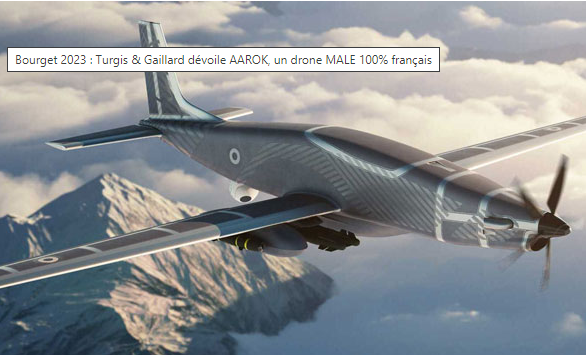 Aarok le nouveau drone MALE français.