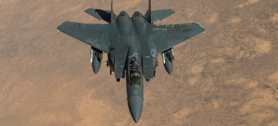 F-15s strike weapons facility in Syria