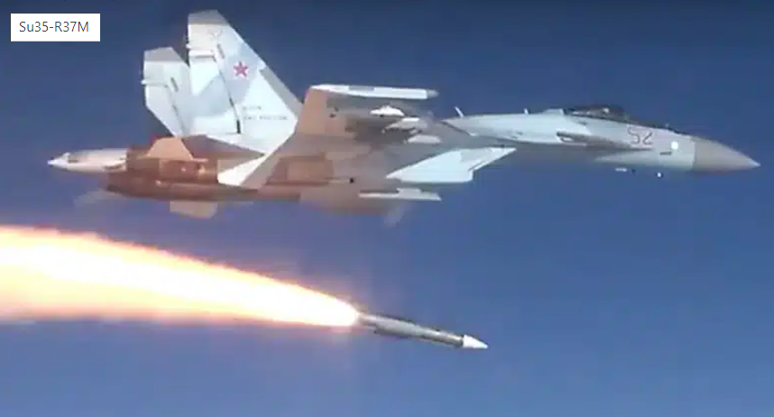 Le missile R-37M air-air à longue portée russe associé au Su-35s plus efficace qu’anticipé en Ukraine