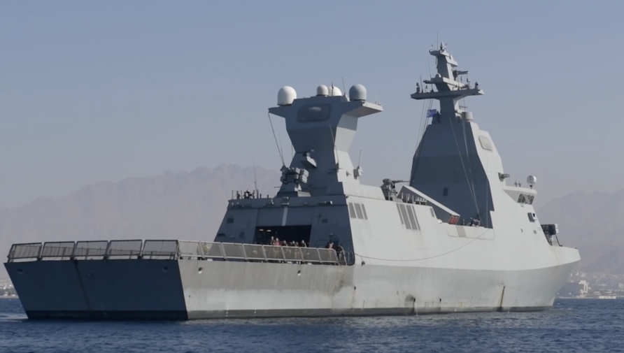 Israel sends new, advanced Sa’ar 6 warship to Red Sea
