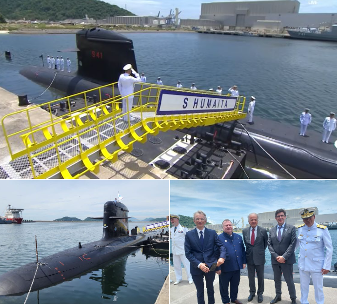 Together with DGA from France, to celebrate the delivery and commissioning of the Humaitá !