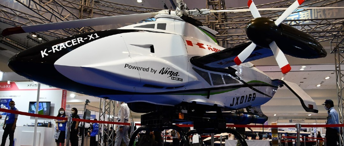 Kawasaki a développé un drone hélicoptère   capable de soulever 200 kilos.