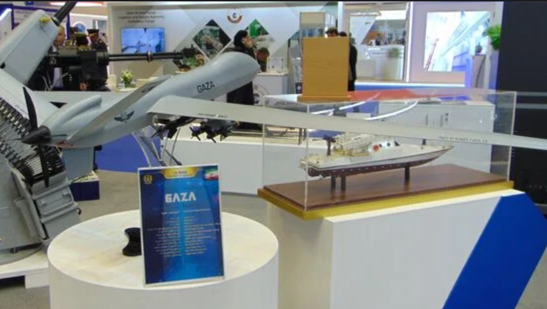 In DOHA, Iran displays Gaza-armed ISTAR UAV with new details !