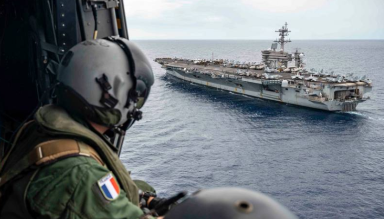 La France à la tête des exercices navals conjoints avec les États-Unis et le Japon en mer des Philippines