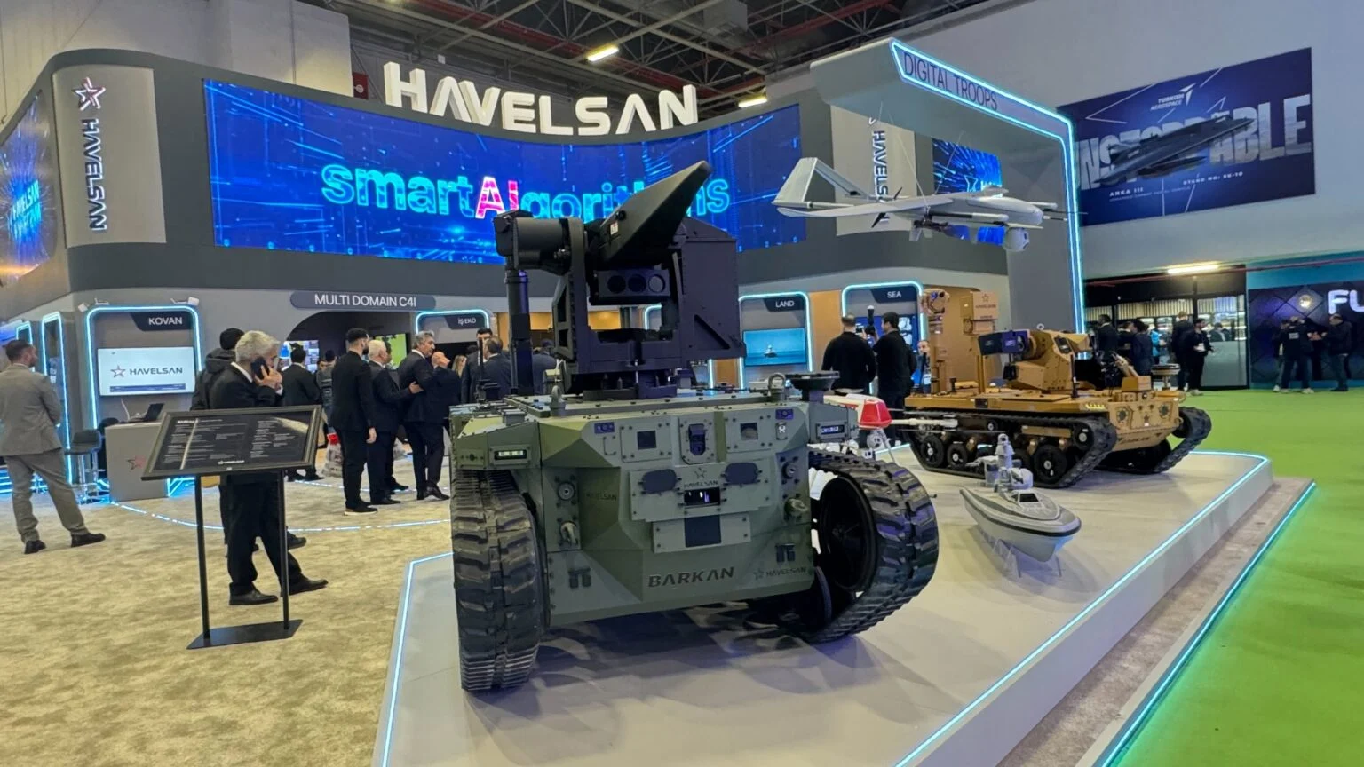 Havelsan unveils Barkan 3 unmanned ground vehicle